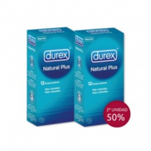 DUREX PACK NATURAL 12 U SEGUNDA MITAD PRECIO