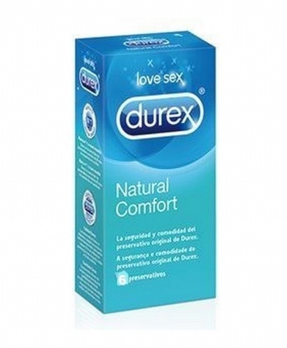 Durex natural plus - preservativos (6 u)