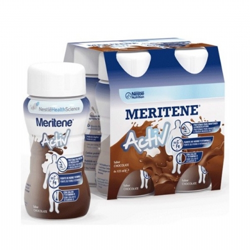 Meritene fuerza y vitalidad drink  4 botellas 125 ml sabor chocolate