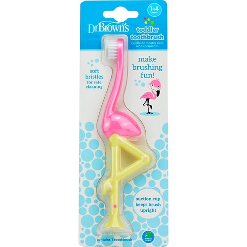 Cepillo dental infantil dr brown´s flamenco 1-4 años - dr brown´s