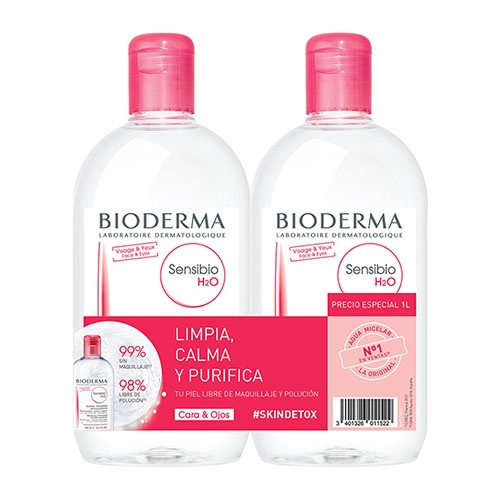 Bioderma sensibio duplo sol micelar 500 + 500ml