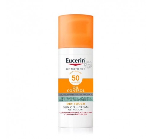 Eucerin sun protection 50+ gel creme rostro - oil control (50 ml)