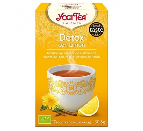 Yogi tea detox con limon