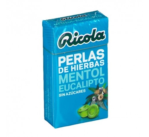 RICOLA PERLAS MENTOL EUCALIPT