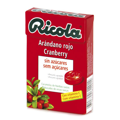 RICOLA CARAMELO ARANDANO ROJO CRANBERRY