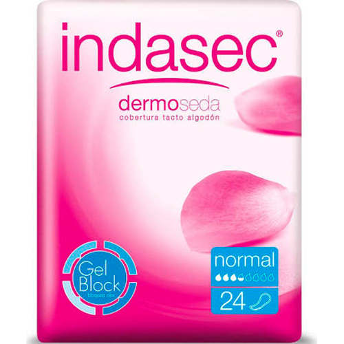 Indasec discreet normal compresa perdidas leves (24 absorb)