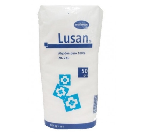 ALGODON ZIG-ZAG PURO - LUSAN (50 G)