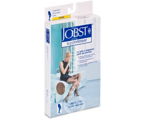 Panty comp muy ligera 40 den - jobst support compression 5-10 mmhg (naturel t-2)