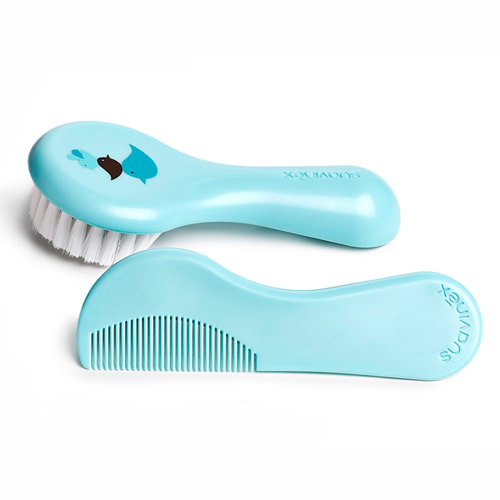 CEPILLO Y PEINE INFANTIL SOFT - SUAVINEX (AZUL DECORADO)