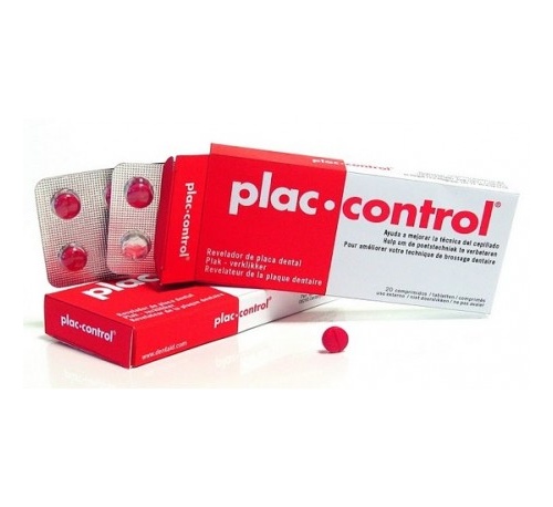 Plac control comprimidos - revelador placa dental (20 comp)