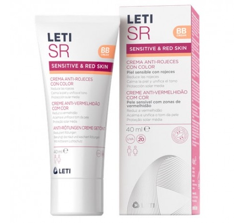 Letisr crema anti-rojeces con color + corrector (40 ml + 2 g)