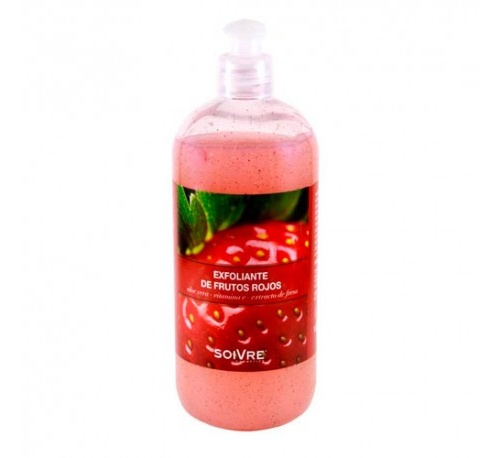 Soivre gel de baño exfoliante (frutos rojos 500 ml)