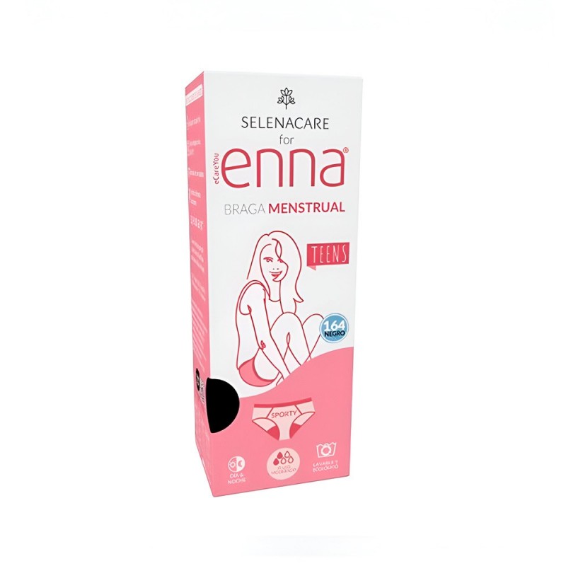Braga menstrual enna adolescente 1 unidad talla 164 color negro