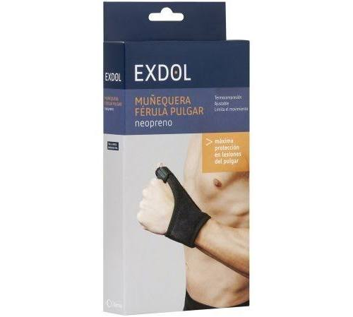 Muñequera ferula exdol pulgar 1 unidad - exdol pulgar