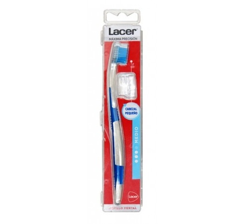 Cepillo dental adulto lacer cabezal pequeño medium 1 unidad - lacer cabezal pequeño