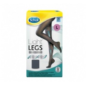 Medias e.t. cint comp ligera 20 den - scholl light legs (negro t - l)