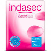 Indasec discreet normal compresa perdidas leves (24 absorb)