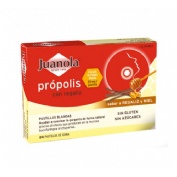 JUANOLA PROPOLIS PASTILLAS REGALIZ Y MIEL (24 PASTILLAS)