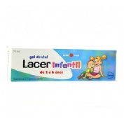 Lacer infantil gel dental (75 ml fresa)