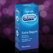 Durex extra seguro - preservativos (12 u)