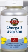 SOLARAY OMEGA 3 450/300 60 PERLAS