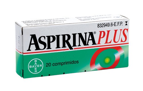 ASPIRINA PLUS 500 mg/ 50 mg COMPRIMIDOS , 20 comprimidos
