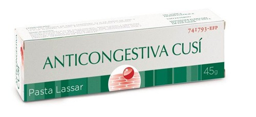 ANTICONGESTIVA CUSI (PASTA LASSAR) , 1 tubo de 45 g