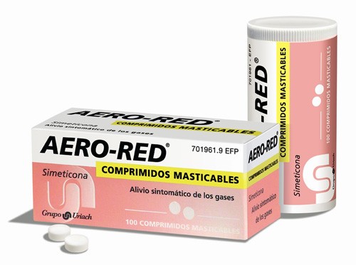AERO RED 40 mg COMPRIMIDOS MASTICABLES , 100 comprimidos