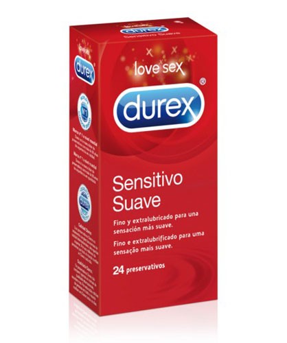 Durex sensitivo suave - preservativos (24 u)