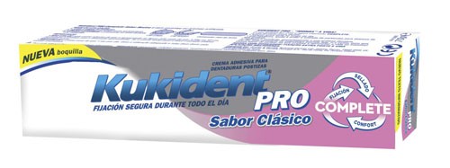 Kukident fijacion todo el dia  1 envase 70 g sabor fresco