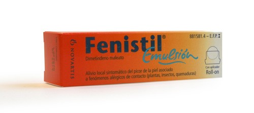 FENISTIL 1 MG/ML EMULSIÓN CUTÁNEA  , 1 frasco de 8 ml