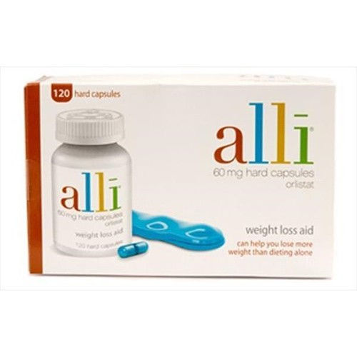 ALLI 60 mg CAPSULAS DURAS ORLISTAT, 120 cápsulas