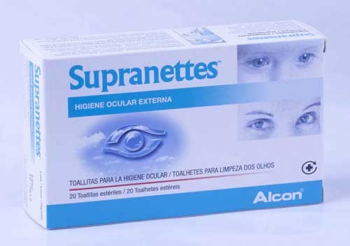 Supranettes toallita esteril higiene ocular 20 u