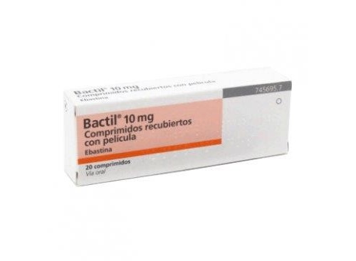 BACTIL 10 mg COMPRIMIDOS RECUBIERTOS CON PELICULA , 20 comprimidos