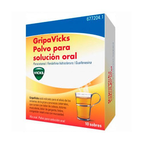 ILVIGRIP EXPECTORANTE  POLVO PARA SOLUCION ORAL, 10 sobres