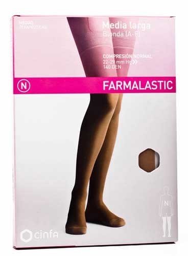 Media larga (a-f) comp normal - farmalastic blonda (beige t- reina plus)