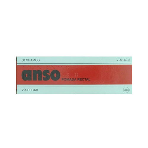 ANSO POMADA RECTAL, 1 tubo de 50 g