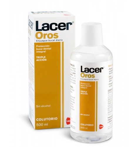 Lacer oros accion integral colutorio (1 envase 500 ml)
