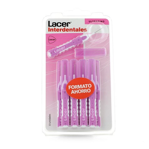 Cepillo interdental lacer ultrafino 10 cepillos - lacer