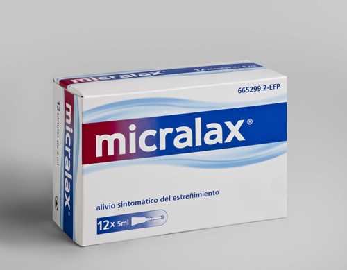 MICRALAX CITRATO/LAURIL SULFOACETATO 450 mg/45 mg solucion rectal , 12 enemas