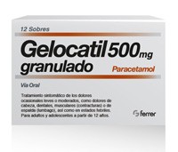 GELOCATIL 500 mg GRANULADO , 12 sobres