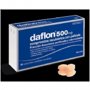 DAFLON 500 MG COMPRIMIDOS RECUBIERTOS CON PELÍCULA, 30 comprimidos