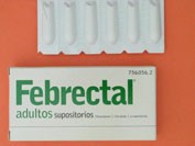 FEBRECTAL ADULTOS 600 MG SUPOSITORIOS , 6 supositorios