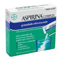 ASPIRINA COMPLEX GRANULADO EFERVESCENTE, 10 sobres