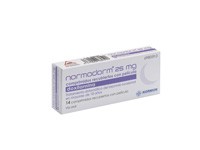 NORMODORM 25 MG COMPRIMIDOS RECUBIERTOS CON PELICULA , 14 comprimidos