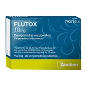 FLUTOX 10 mg, COMPRIMIDOS RECUBIERTOS , 20 comprimidos