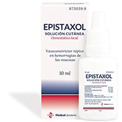 Epistaxol solución cutánea, 1 frasco de 10 ml