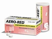 AERO RED 40 mg COMPRIMIDOS MASTICABLES , 100 comprimidos