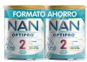 Nan optipro 2 leche de continuacion (2 envases 800 g)