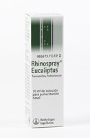 RHINOSPRAY EUCALIPTUS 1,18 mg/ ml SOLUCION PARA PULVERIZACION NASAL , 1 envase pulverizador de 10 ml